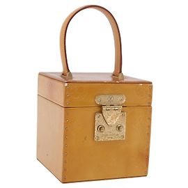LOUIS VUITTON Vernis Bleecker Cosmetic Pouch Beige M91002 LV