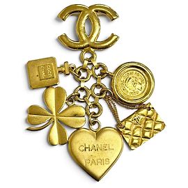 Spilla Trifoglio Chanel Vintage Coco Mark
