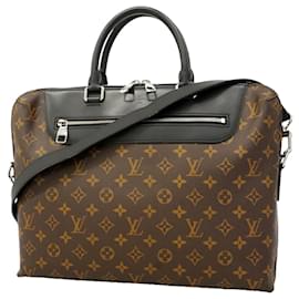 Borsa Briefcase Louis Vuitton Monogram Macassar
