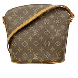 Sac à épaule Louis Vuitton Monogram Druot