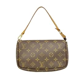 Louis Vuitton Monogram Pochette Accessoires M51980 Brown Pouch