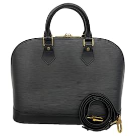 Borsa a mano Louis Vuitton Alma in pelle Epi