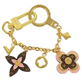 Louis Vuitton Monogram Bijou Sac Chaine Blooming Flower Keychain Charm