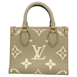 Borsa Louis Vuitton Monogram Empreinte Bicolor OnTheGo BB
