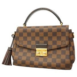 Louis Vuitton Damier Croisette Handtasche N53000 Ebene für Damen