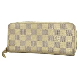 Louis Vuitton Damier Azur Portefeuille Clemence Long Wallet
