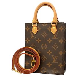 Louis Vuitton Monogram Petite Sac Plat Handtasche