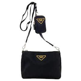Borsa a tracolla Prada con logo Triangle