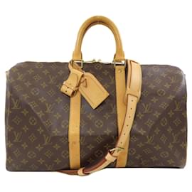 Louis Vuitton Monogram Keepall 45 Bandoulière Boston Bag