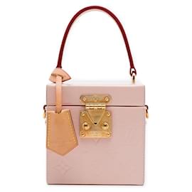 Borsa Vanity Box Bleecker Louis Vuitton Monogram Vernis Rosa