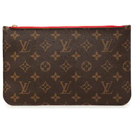 Pouch Louis Vuitton Brown Monogram Neverfull MM