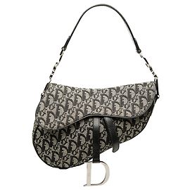Diorissimo Saddle Bag aus grauem Canvas