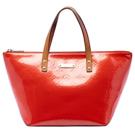 Louis Vuitton Red Monogram Vernis Bellevue PM
