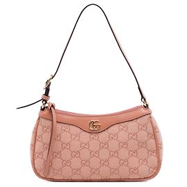 Borsa a tracolla Gucci Ophidia piccola in tela GG rosa