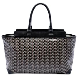 Goyard Black Goyardine Bellechasse MM