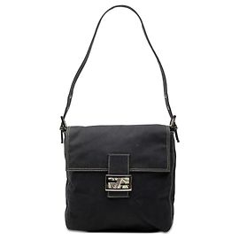 Fendi Blue Canvas FF Marble Mamma Forever