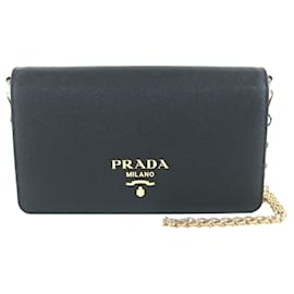 Prada Mini Borsa a Tracolla Saffiano Nera