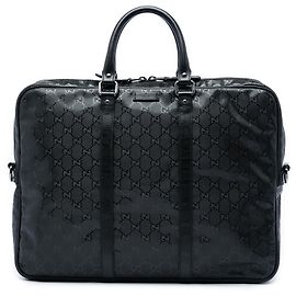 Borsa Business Gucci Nera Stampa GG