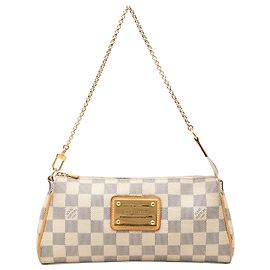 Louis Vuitton White Damier Azur Eva