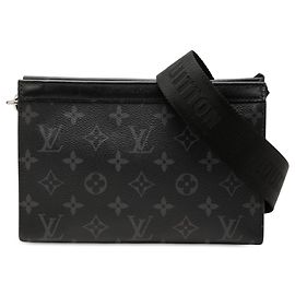 Louis Vuitton Portafoglio Gaston Wearable Monogram Eclipse Nero