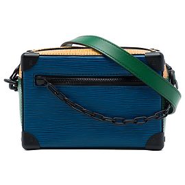 Louis Vuitton Blue Epi Mini Soft Trunk