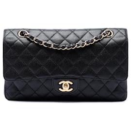 Chanel Black Medium Classic Caviar Double Flap
