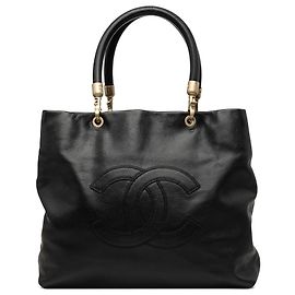 Chanel Black CC Caviar Tote