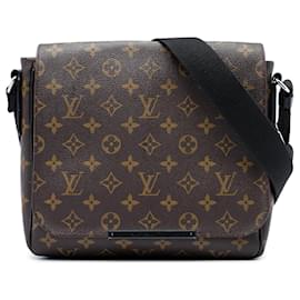 Louis Vuitton Brown Monogram Macassar District PM