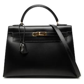 Hermès Black Box Calf Kelly Sellier 32