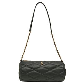 Borsa a tubo Sade mini in pelle di agnello matelassé nera Saint Laurent