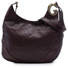 Borsa a tracolla Gucci Charlotte Red Guccissima