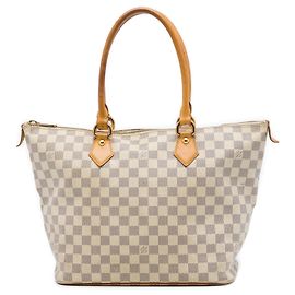 Louis Vuitton White Damier Azur Saleya MM