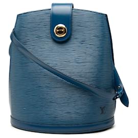 Louis Vuitton Blue Epi Cluny