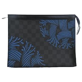 Louis Vuitton Blue Christopher Nemeth Damier Graphite Pochette Voyage Rope MM