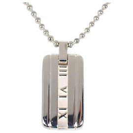 Tiffany & Co. 925 Atlas Ball Chain Anhänger Halskette