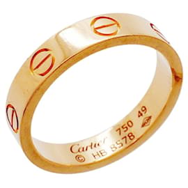 Anello Cartier Mini Love in oro rosa 18K