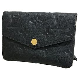 Louis Vuitton Monogram Empreinte Pochette Clé M60633 Noir