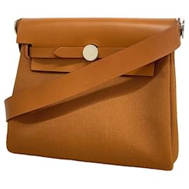 Hermès Borsa a tracolla Hermes Herbag Mini Toile Military