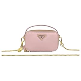 Prada Triangle Mini-Tasche in Pink