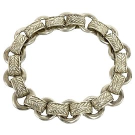 Bracciale con ciondolo a foglia Hermès Vintage