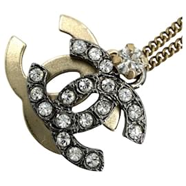 Collana Chanel in strass argento