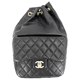 Zaino Chanel da donna in pelle nera