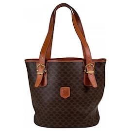Céline Celine Shopper aus braunem Leder