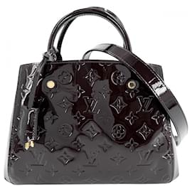 Borsa Louis Vuitton Monogram Vernis Amarante Montaigne BB