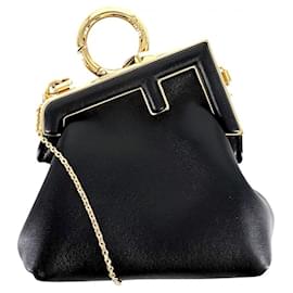 Fendi Nano First Charm Chain Mini Schultertasche