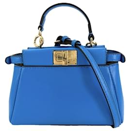 Borsa a mano Mini Micro Peekaboo da donna Fendi