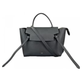 Borsa Belt Bag Céline nera in pelle di vitello