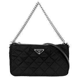 Borsa a mano trapuntata e borsa a tracolla da donna Prada