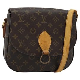 LOUIS VUITTON Monogram Saint Cloud GM Shoulder Bag M51242 LV