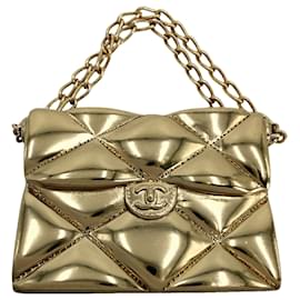 Spilla Chanel Gold Matelassé